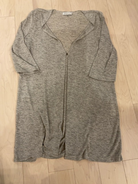 GREY KASPER CARDIGAN XL