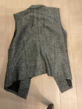 Load image into Gallery viewer, {{ClientCode}} GREY CHICOS TWEED RUFFLE VEST, 2
