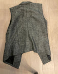 {{ClientCode}} GREY CHICOS TWEED RUFFLE VEST, 2