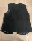 {{ClientCode}} BLACK CHICOS EMBROIDERED VEST, 2