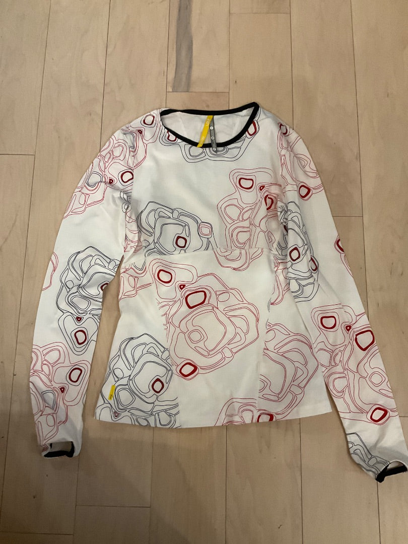 Cream multi LOLE LONG SLEEVE SHIRT S
