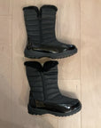 {{ClientCode}} BLACK WEATHERPROOF SNOW BOOTS, 9