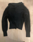 {{ClientCode}} BLACK NEIMAN MARCUS CARDIGAN, S