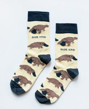 Load image into Gallery viewer, Bare Kind - Socks that Save Platypuses
