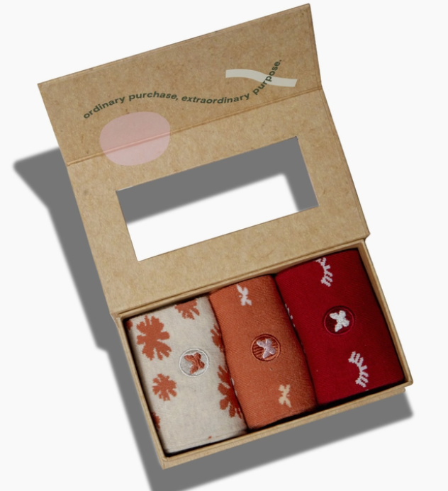 Conscious Step - 3 Pack of Socks That Stop Violence Against Women