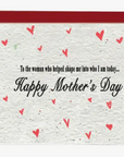 Mother's Day Hearts - Plantable Greeting Card