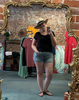 High Rise Denim Short - RE:Denim
