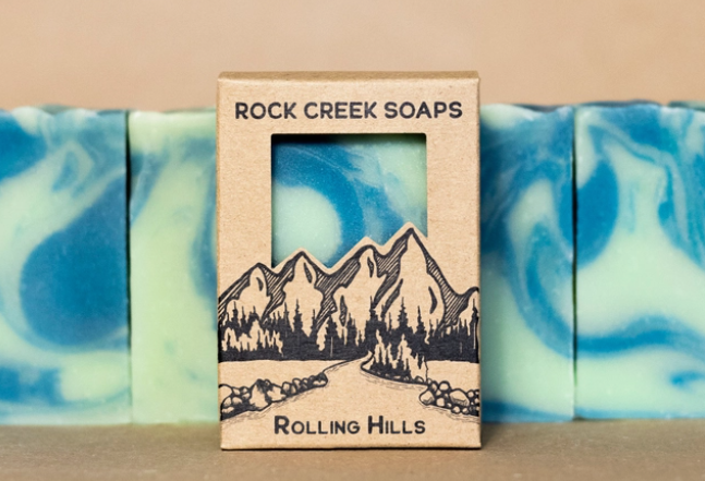 Rock Creek Soaps - Rolling Hills - Vegan Bar Soap