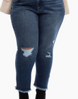 1822 Denim - 28" Repreve Fabric Girlfriend Ankle in Talia (2-20W)